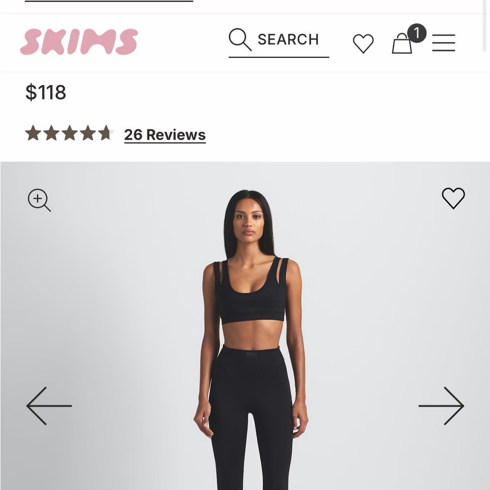 SKIMS Black Leggings